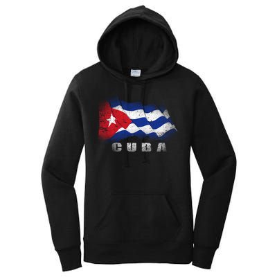 Cuban Flag Cuba Women's Pullover Hoodie