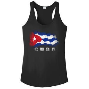 Cuban Flag Cuba Ladies PosiCharge Competitor Racerback Tank