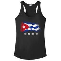 Cuban Flag Cuba Ladies PosiCharge Competitor Racerback Tank