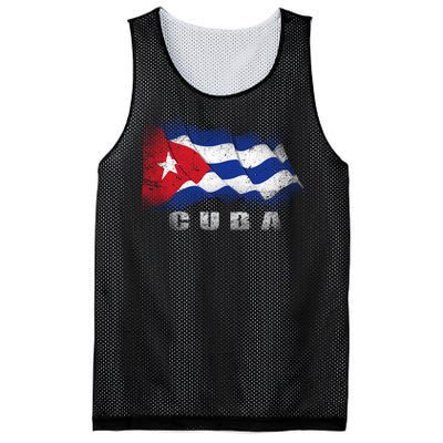 Cuban Flag Cuba Mesh Reversible Basketball Jersey Tank