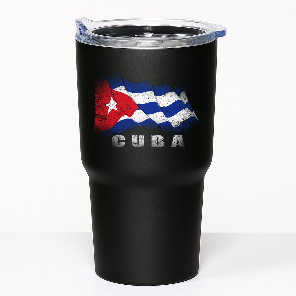 Cuban Flag Cuba Tumbler