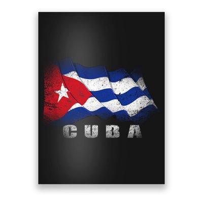 Cuban Flag Cuba Poster