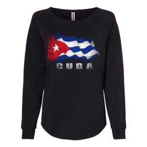 Cuban Flag Cuba Womens California Wash Sweatshirt