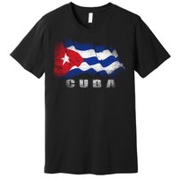 Cuban Flag Cuba Premium T-Shirt