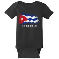 Cuban Flag Cuba Baby Bodysuit