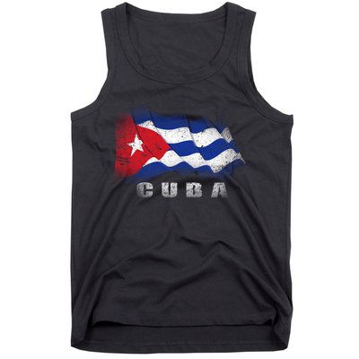 Cuban Flag Cuba Tank Top