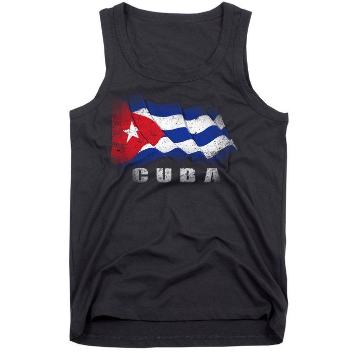 Cuban Flag Cuba Tank Top