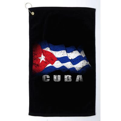 Cuban Flag Cuba Platinum Collection Golf Towel