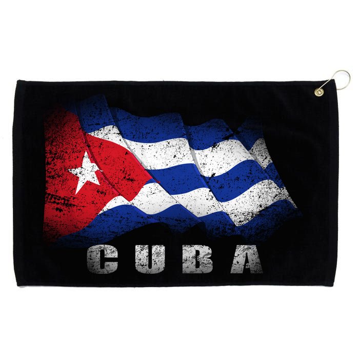 Cuban Flag Cuba Grommeted Golf Towel