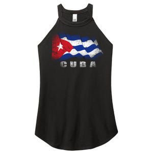 Cuban Flag Cuba Women's Perfect Tri Rocker Tank