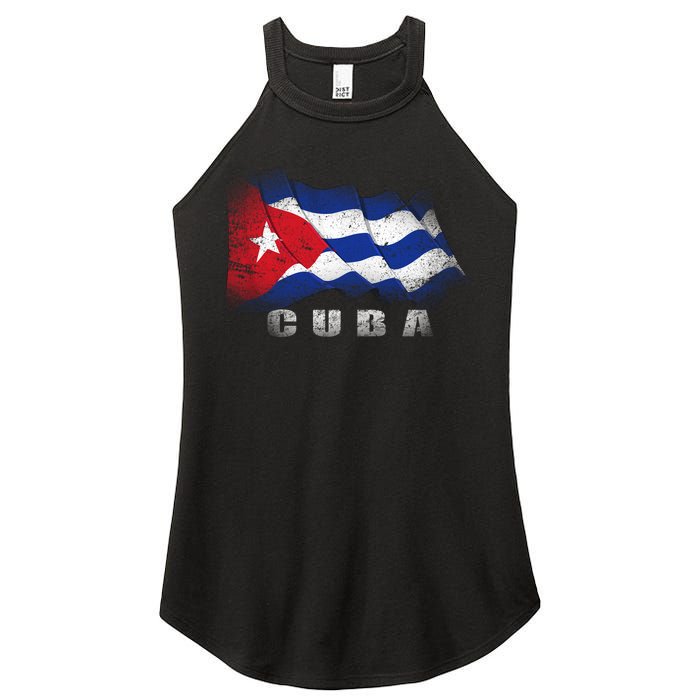 Cuban Flag Cuba Women's Perfect Tri Rocker Tank