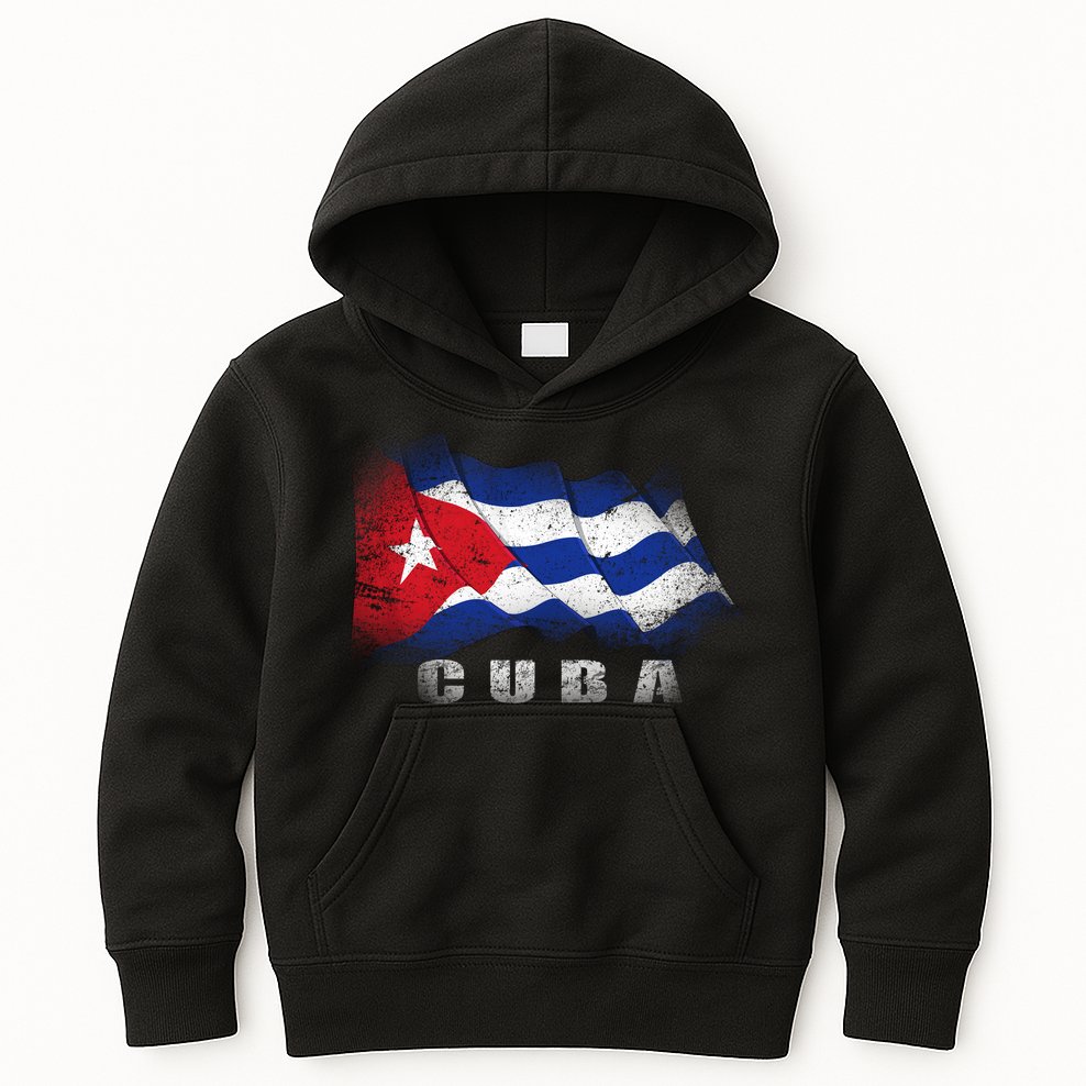 Cuban Flag Cuba Kids Hoodie
