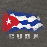 Cuban Flag Cuba Cotton Canvas Backpack