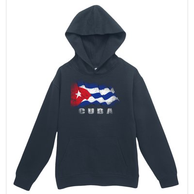 Cuban Flag Cuba Urban Pullover Hoodie