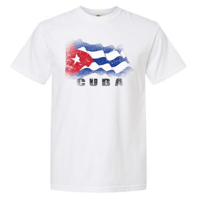 Cuban Flag Cuba Garment-Dyed Heavyweight T-Shirt