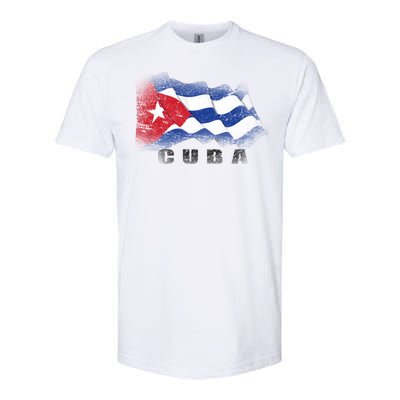 Cuban Flag Cuba Softstyle CVC T-Shirt