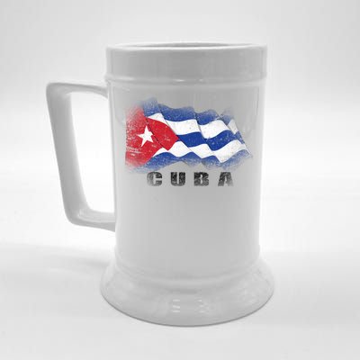 Cuban Flag Cuba Beer Stein