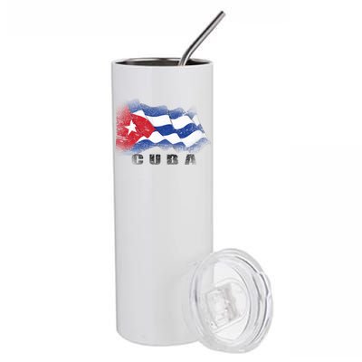 Cuban Flag Cuba Stainless Steel Tumbler