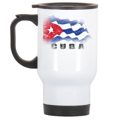 Cuban Flag Cuba Stainless Steel Travel Mug