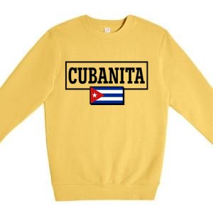 Cubanita Support Cuba Premium Crewneck Sweatshirt