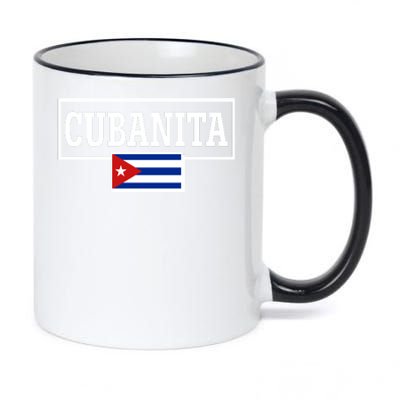 Cubanita Support Cuba 11oz Black Color Changing Mug