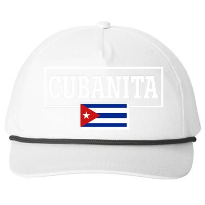 Cubanita Support Cuba Snapback Five-Panel Rope Hat