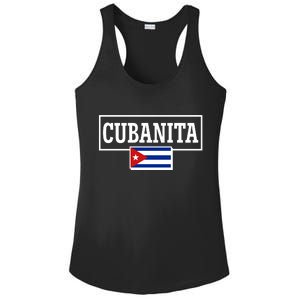 Cubanita Support Cuba Ladies PosiCharge Competitor Racerback Tank