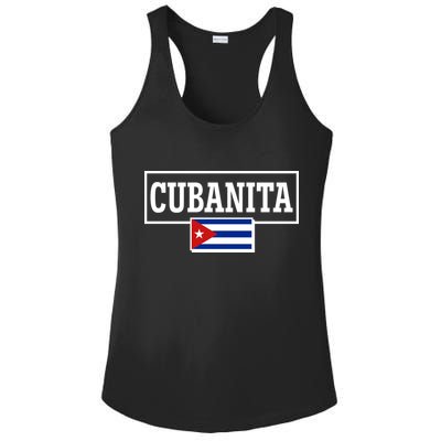 Cubanita Support Cuba Ladies PosiCharge Competitor Racerback Tank