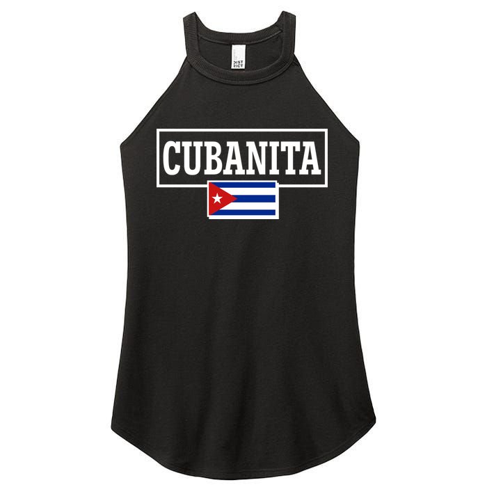 Cubanita Support Cuba Women's Perfect Tri Rocker Tank