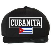 Cubanita Support Cuba Wool Snapback Cap