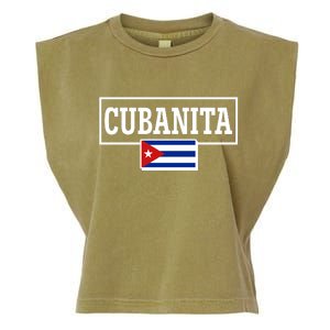 Cubanita Support Cuba Garment-Dyed Women's Muscle Tee