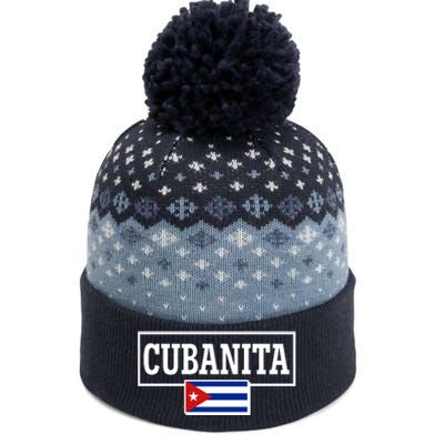 Cubanita Support Cuba The Baniff Cuffed Pom Beanie