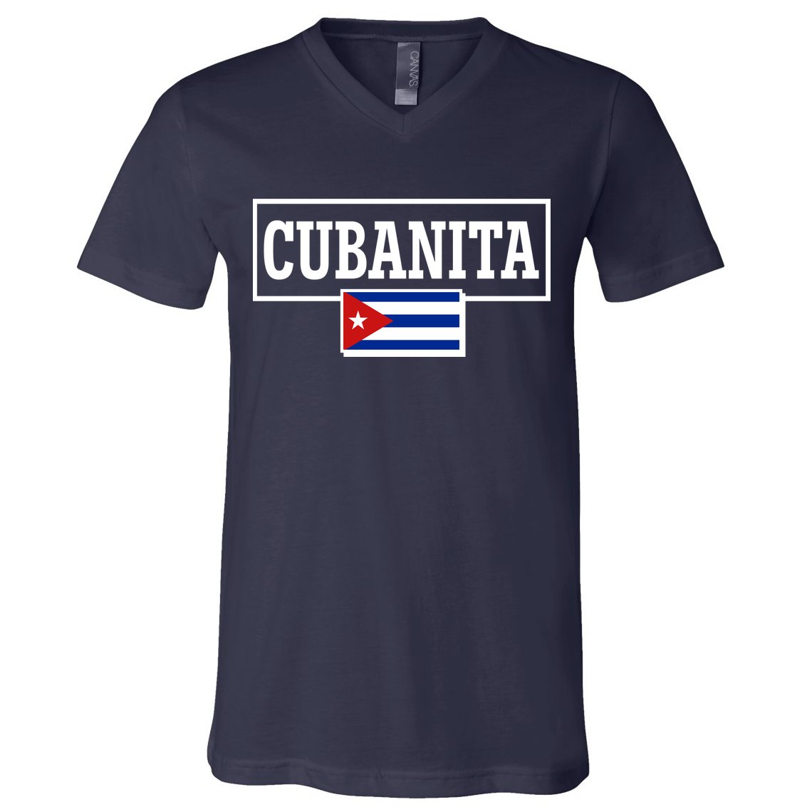 Cubanita Support Cuba V-Neck T-Shirt