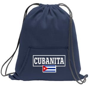 Cubanita Support Cuba Sweatshirt Cinch Pack Bag