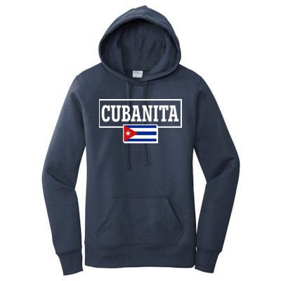 Cubanita Support Cuba Women's Pullover Hoodie