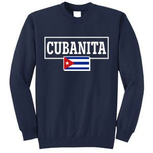 Cubanita Support Cuba Tall Sweatshirt