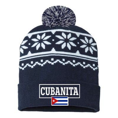 Cubanita Support Cuba USA-Made Snowflake Beanie