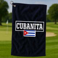Cubanita Support Cuba Golf Towel