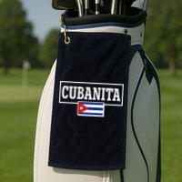 Cubanita Support Cuba Golf Towel
