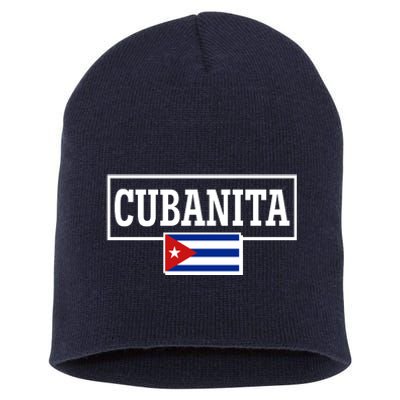 Cubanita Support Cuba Short Acrylic Beanie