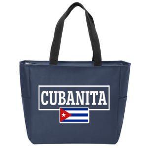 Cubanita Support Cuba Zip Tote Bag