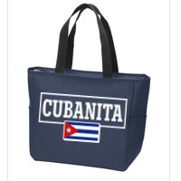Cubanita Support Cuba Zip Tote Bag