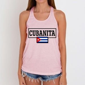 Cubanita Support Cuba Women's Knotted Racerback Tank