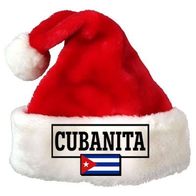 Cubanita Support Cuba Premium Christmas Santa Hat