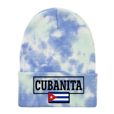 Cubanita Support Cuba Tie Dye 12in Knit Beanie