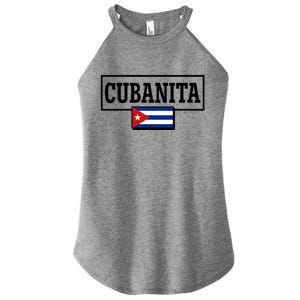 Cubanita Support Cuba Women's Perfect Tri Rocker Tank