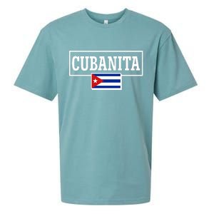 Cubanita Support Cuba Sueded Cloud Jersey T-Shirt