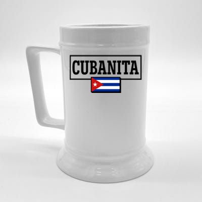 Cubanita Support Cuba Beer Stein