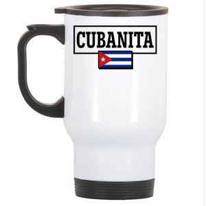 Cubanita Support Cuba Stainless Steel Travel Mug