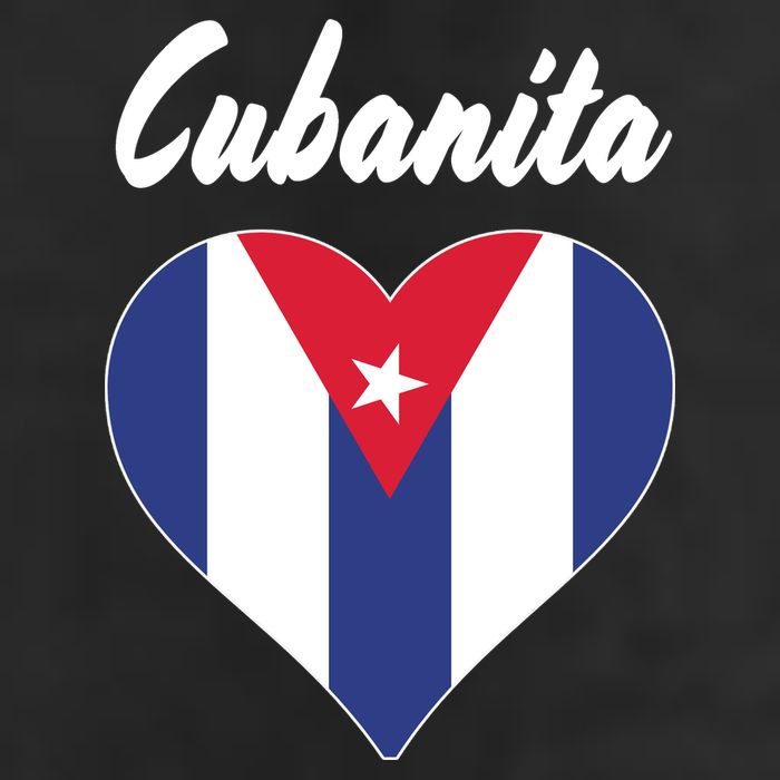 Cubanita Women Cuba Flag Hear Cool Comfort Performance Bucket Hat